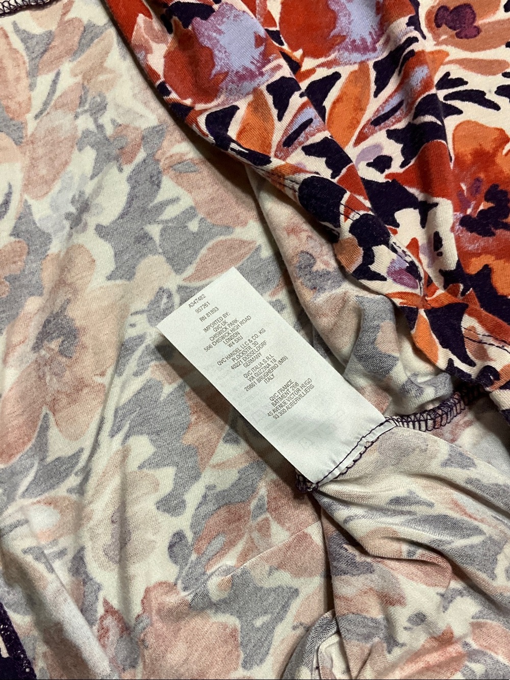 LOGO by Lori Goldstein Floral Asymmetrical Tunic - Picture 6 of 11